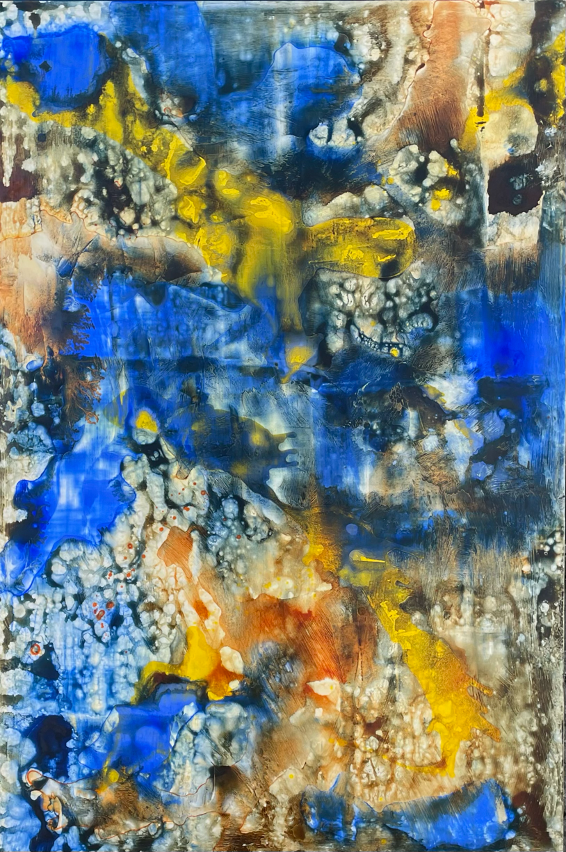 Abstract #021-25 (#04 in the ‘Three Color’ series)