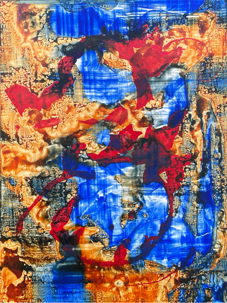 Abstract #018-25 (#01 in the ‘Three Color’ series)