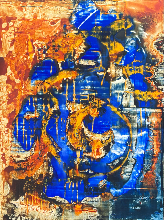 Abstract #019-25 (#02 in the ‘Three Color’ series)