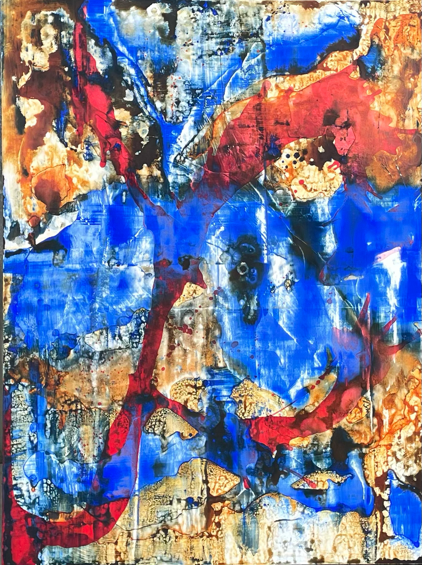 Abstract #022-25 (#05 in the ‘Three  Color’ series)