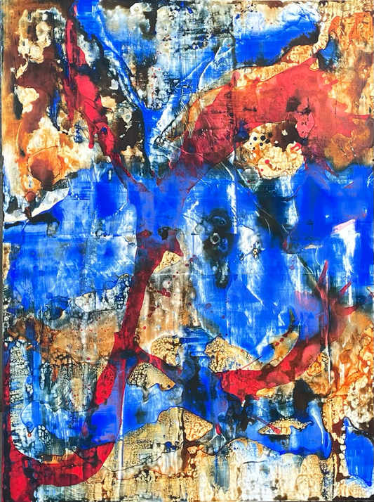 Abstract #022-25 (#05 in the ‘Three  Color’ series)