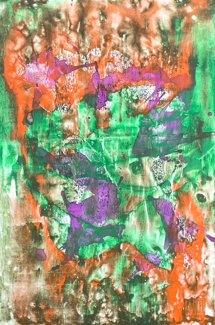 Abstract #023-25 (#06 in the ‘Three Color’ series)