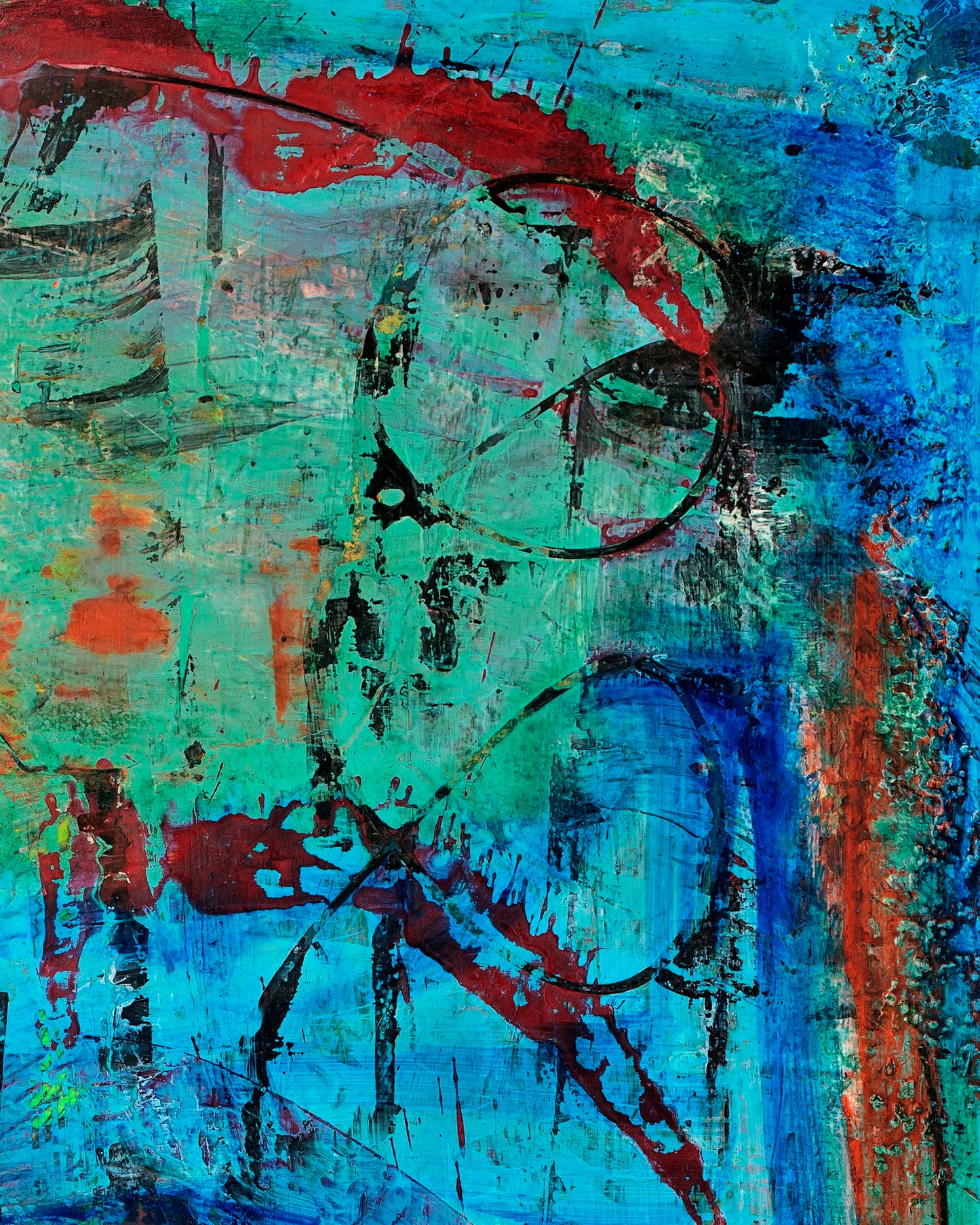 Here Kitty - Detail 4, Print