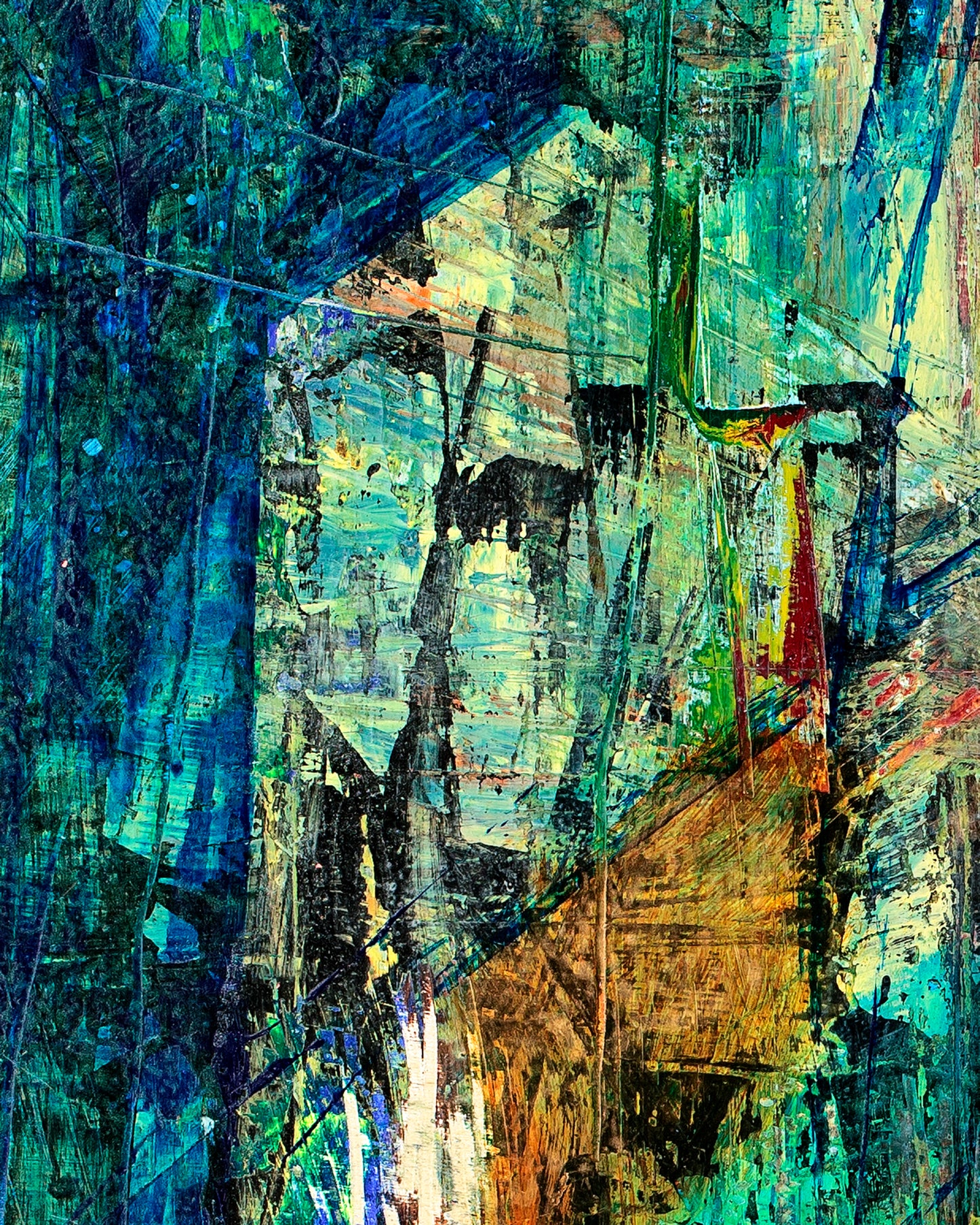 Through the Woods - Detail 1, Print