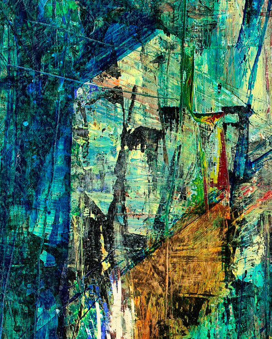 Through the Woods - Detail 1, Print